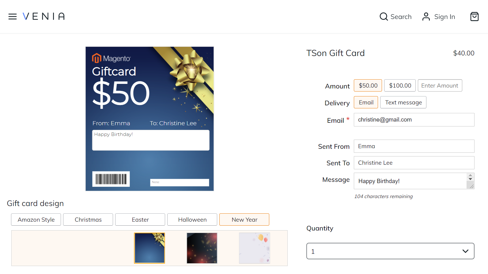 gift card pwa ready