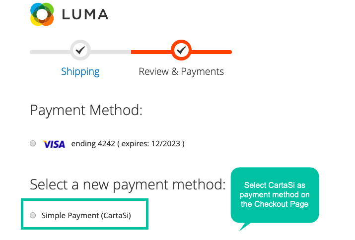 Magento 2 Catasi Payment extension