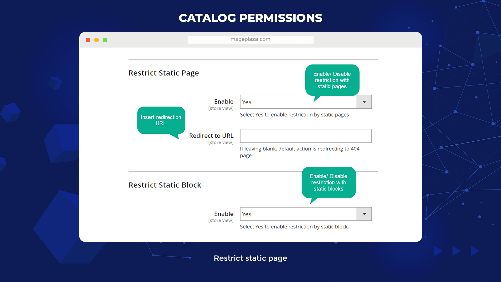 Magento 2 Catalog Permissions Category Permissions extension Mageplaza