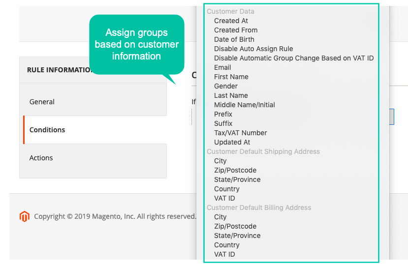 Magento 2 Assign customer groups based on customer attributes